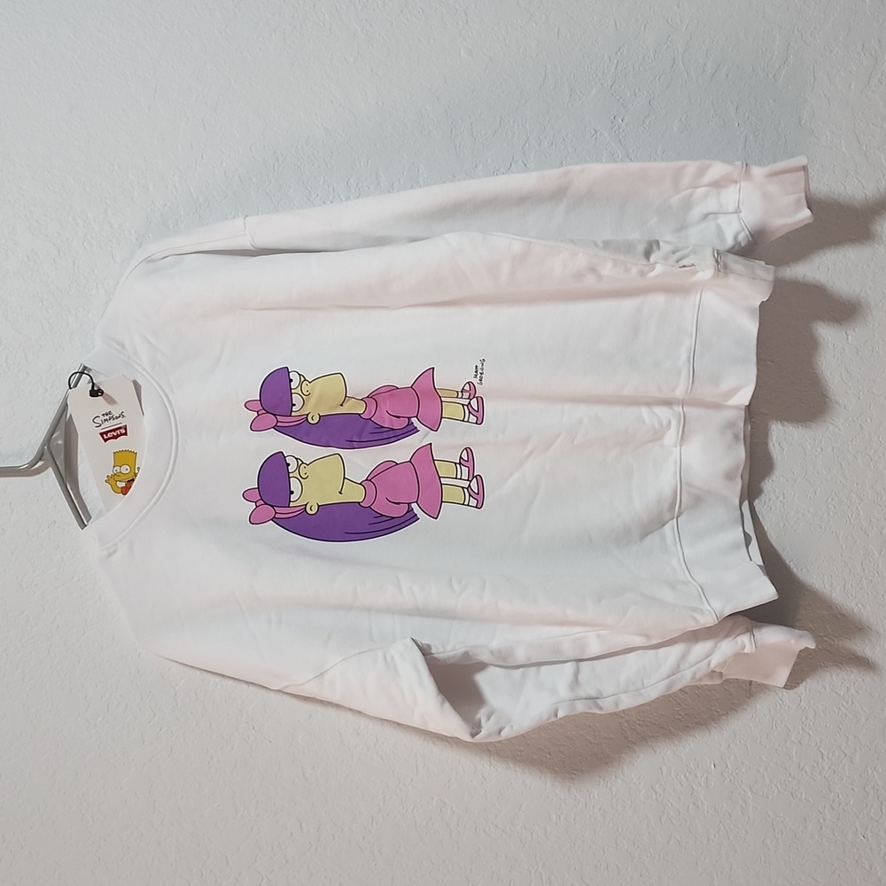 Levi's x The Simpsons Collaboration Sweatshirt. Terri and Sherri Mackleberry!